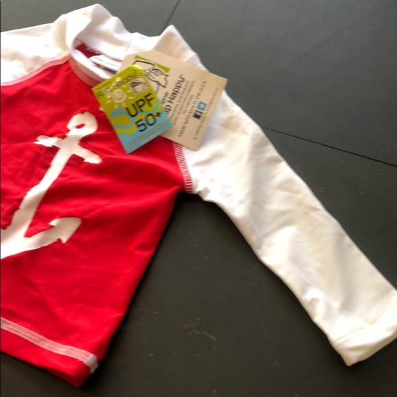 Flap Happy Baby UPF50+Graphic Rash Guard NWT - Picture 2 of 9